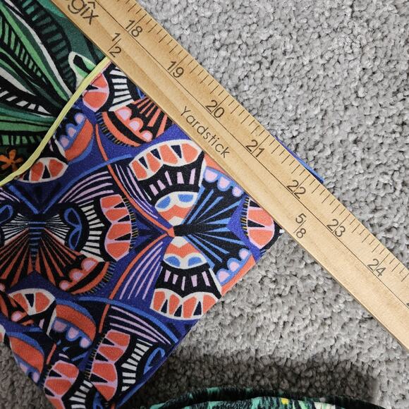 Anthropologie X Masha Volnova Pajama Set Womens Small Green Flannel Floral - Picture 11 of 16